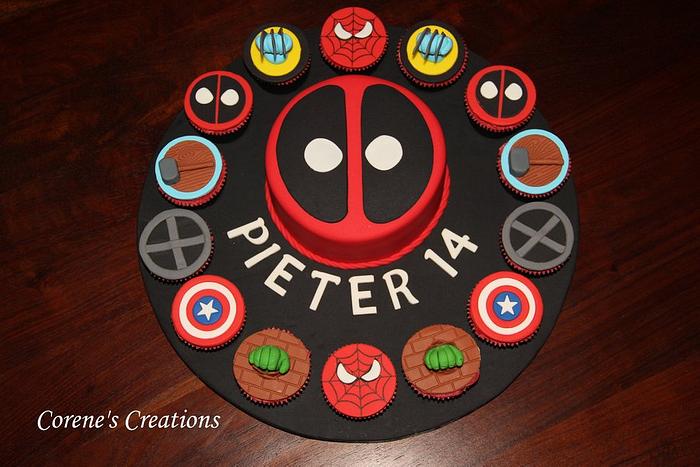 Marvel Superheroes Birthday Cake