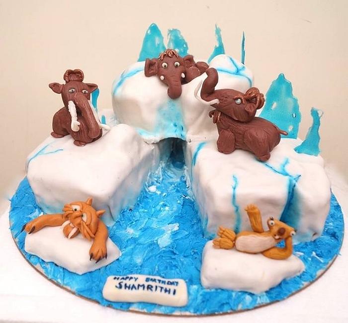 Ice Age themed cake