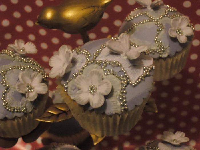 Royal violet cupcakes