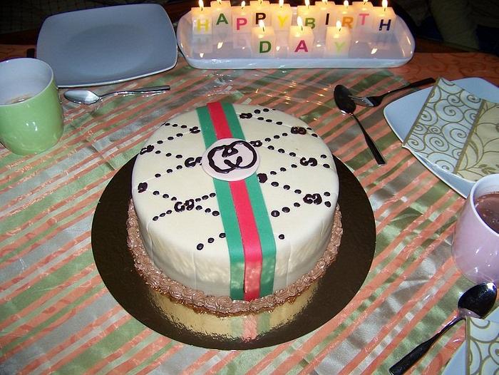Kuber Gucci Fondant Cake - Rashmi's Bakery