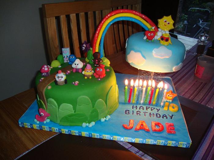 10th Birthday Moshi Monster Cake