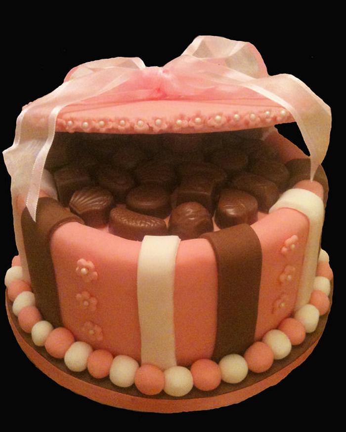 Chocolate  box cake
