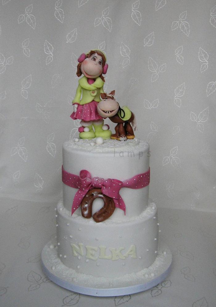 Birthday cake for Nelka