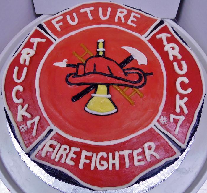 Firemans buttercream cake
