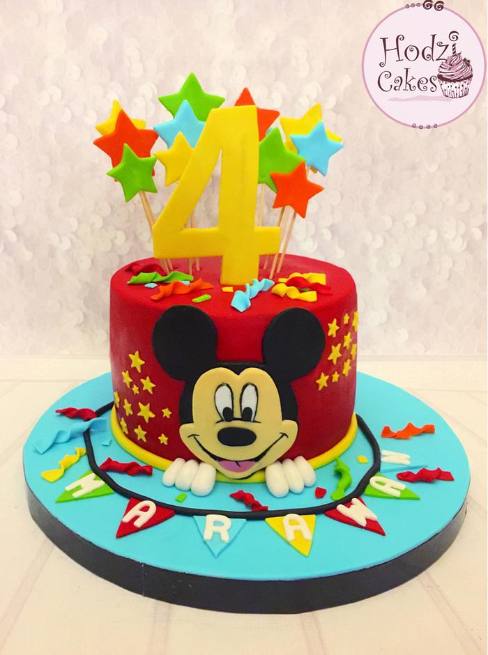 Mickey Mouse Cake💛❤️