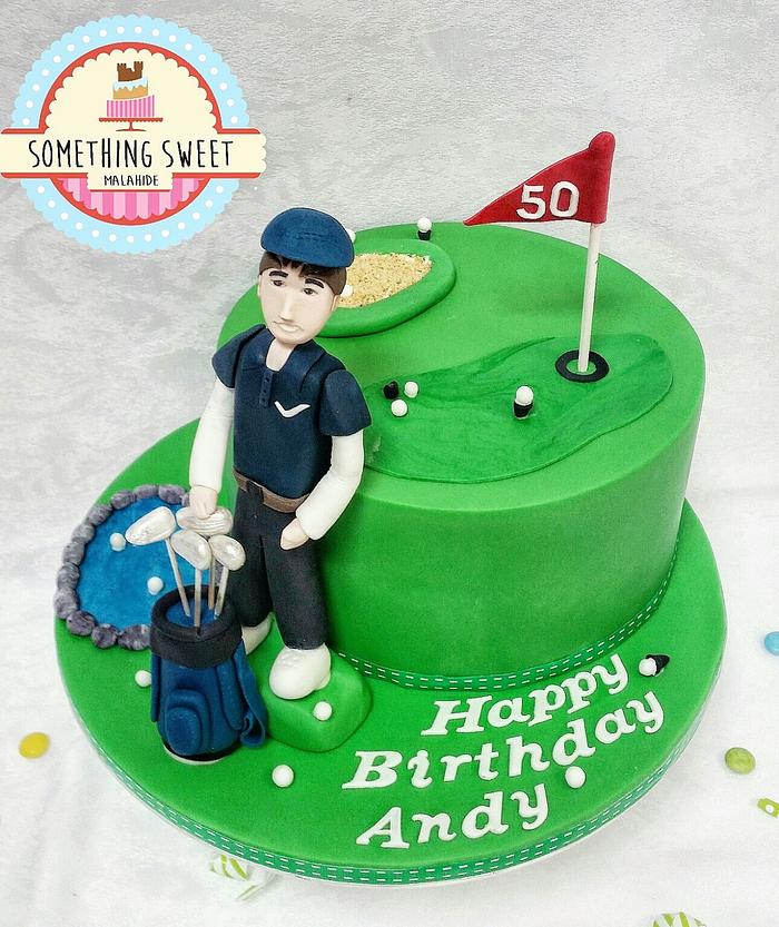 Golf Fanatic Cake & cupcakes