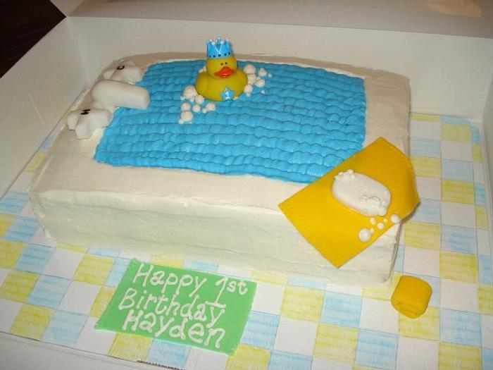 Ducky Bath Cake