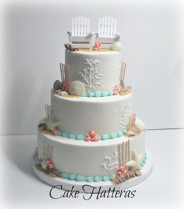 Adirondack Chair Wedding Cake