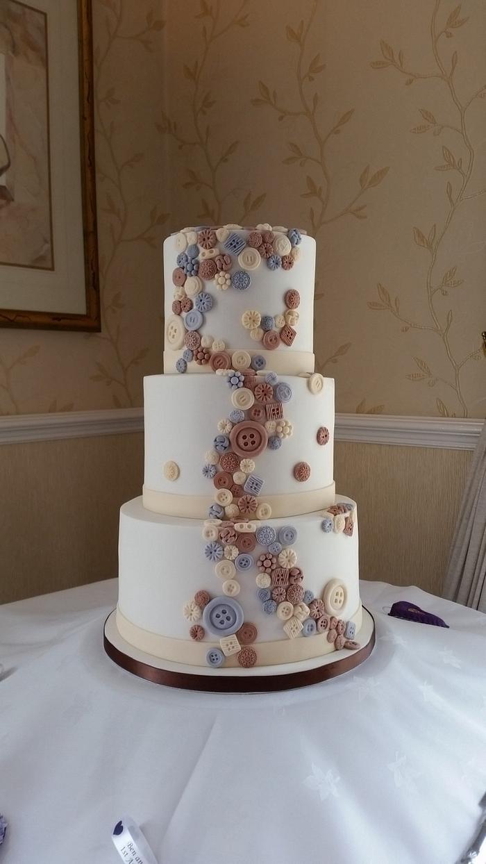 Ben & Sarah's wedding cake