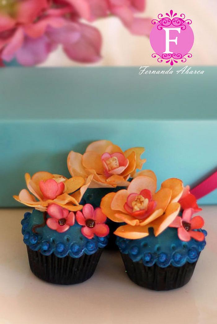Mother's Day  Floral Cupcakes