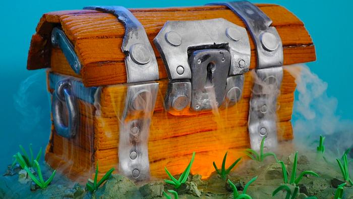 Treasure Chest Cake (from the game Fortnite)