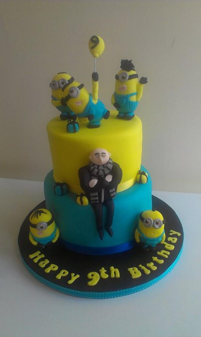 Kids and Character Cake - Despicable Me Party Time #34847 - Aggie's Bakery  & Cake Shop