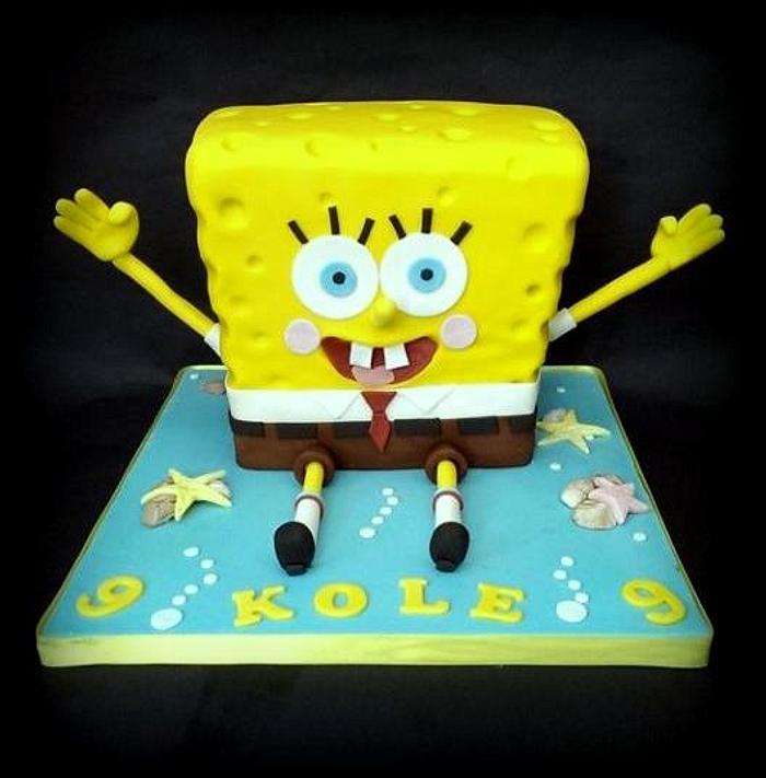 spongebob squarepants 3d cake