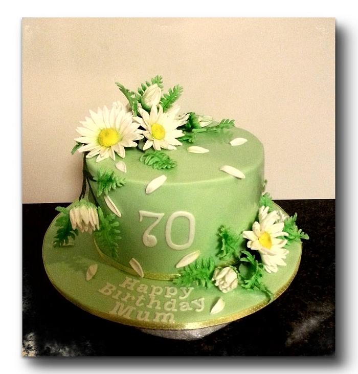 70 birthday cake