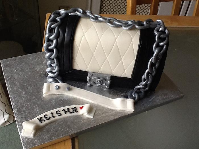 Chanel Handbag birthday cake