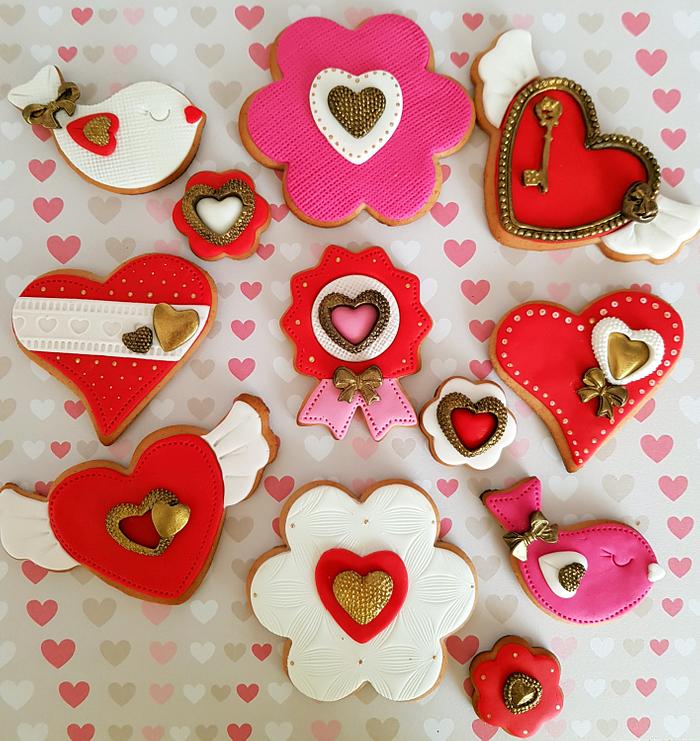 Valentine cookies by DI ART 