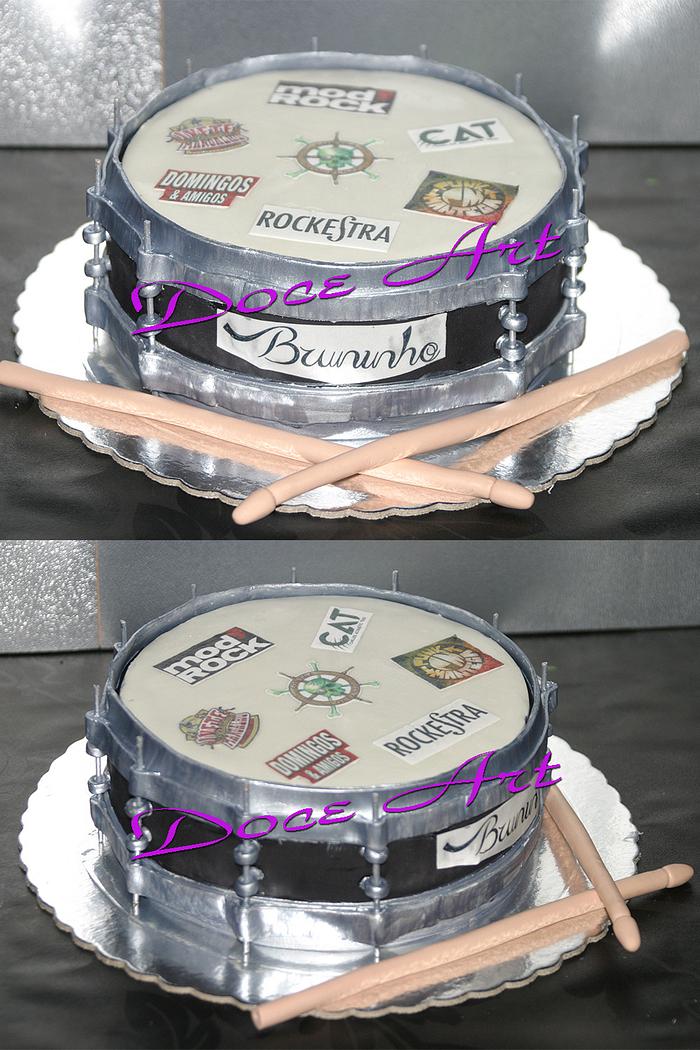 Drum Cake for a drummer