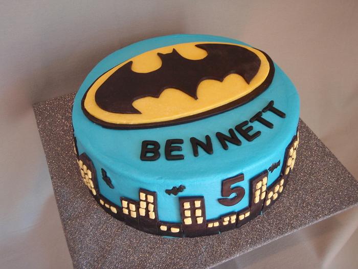 Batman Cityscape Cake
