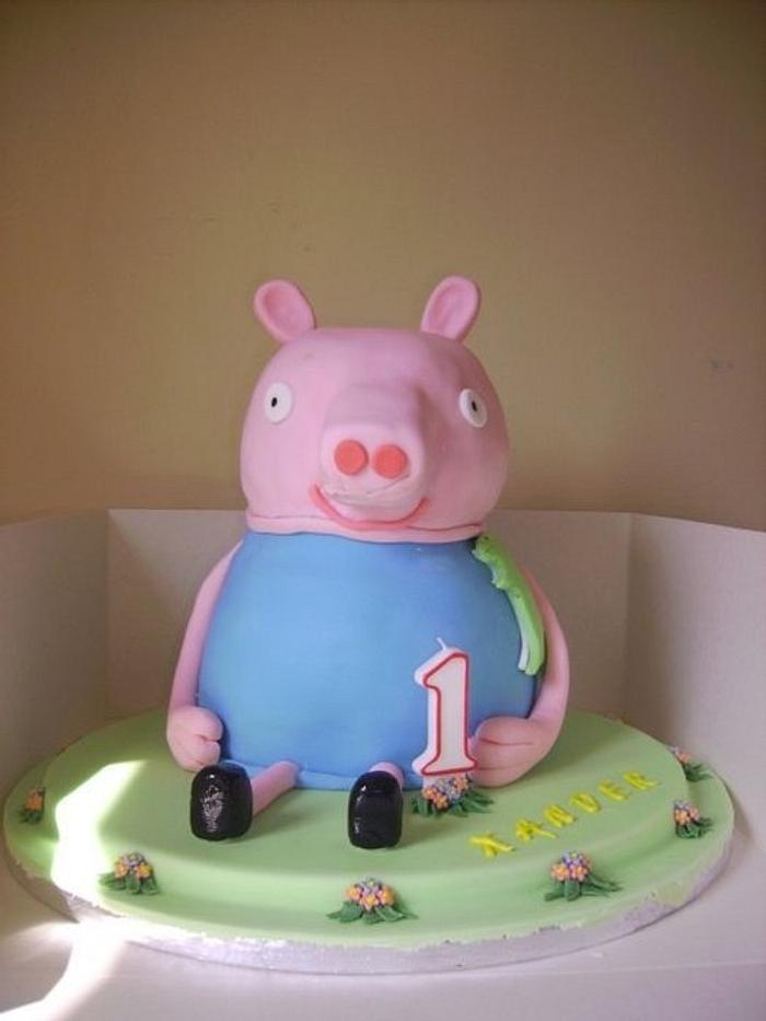 peppa pig cake