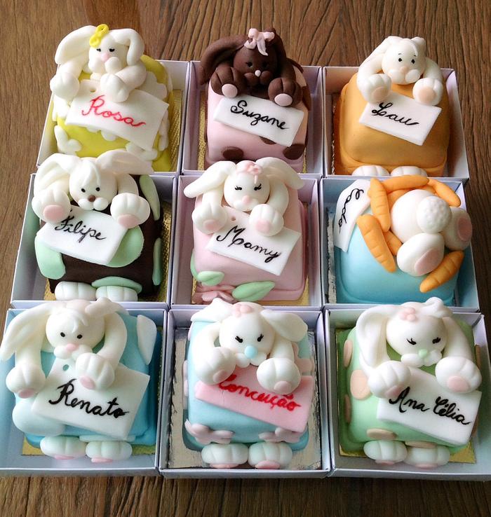 Easter mini cakes
