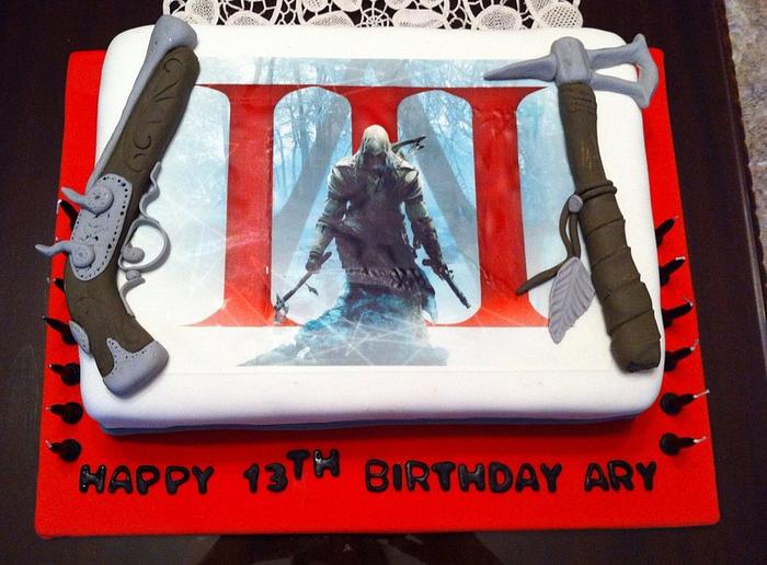 Assassins Creed cake