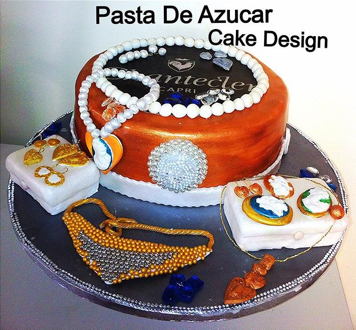 cake for a jewelry