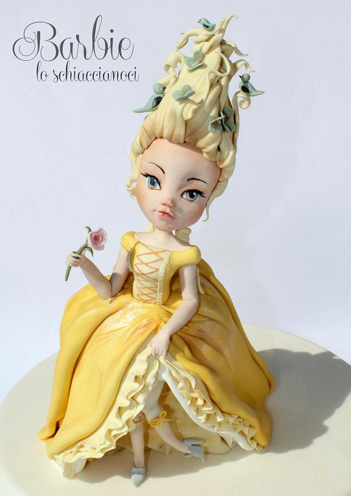 Marie Antoinette 2nd Version - Yellow, Birds and Butterflies