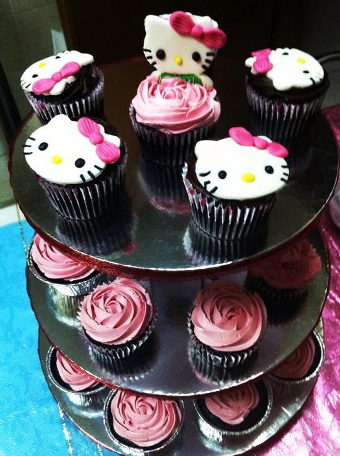 Hello Kitty Cupcakes