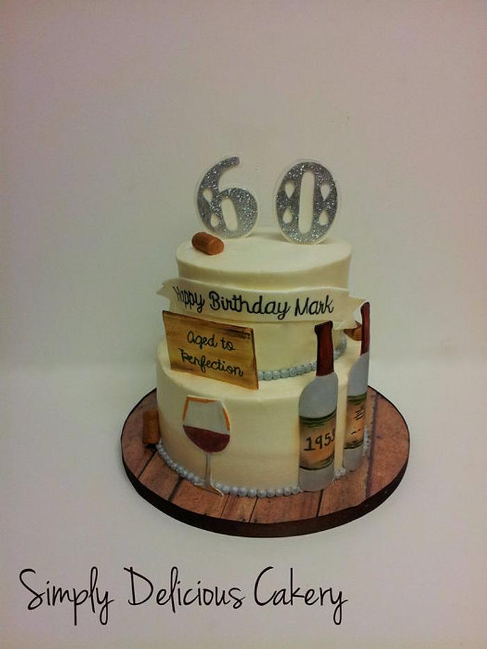 60th Wine Cake