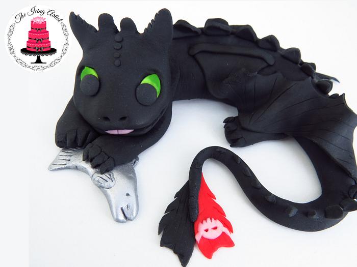 How To Train Your Dragon 2 Toothless Cake!