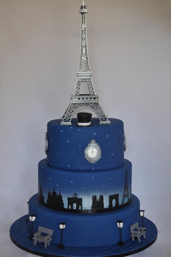Midnight in Paris Cake