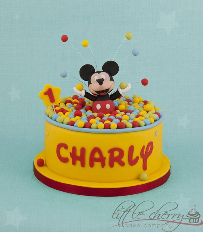 Mickey Mouse Ball Pit Cake