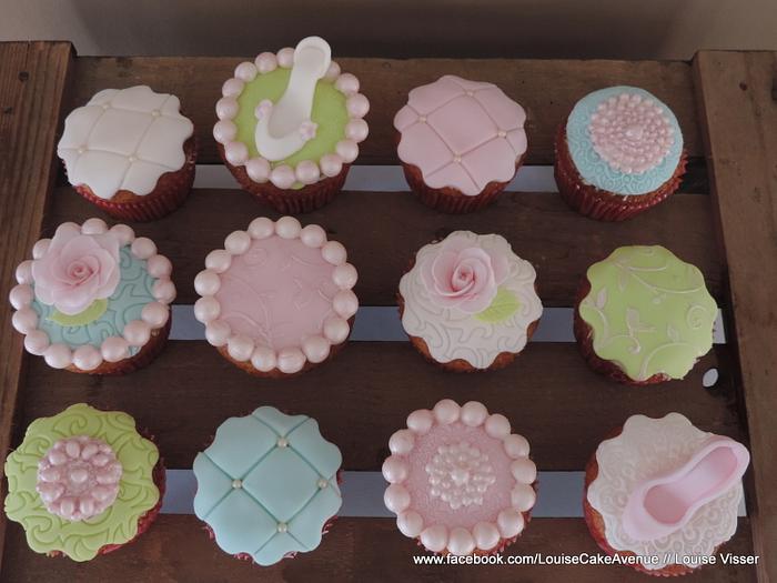 Cute pastel cupcakes