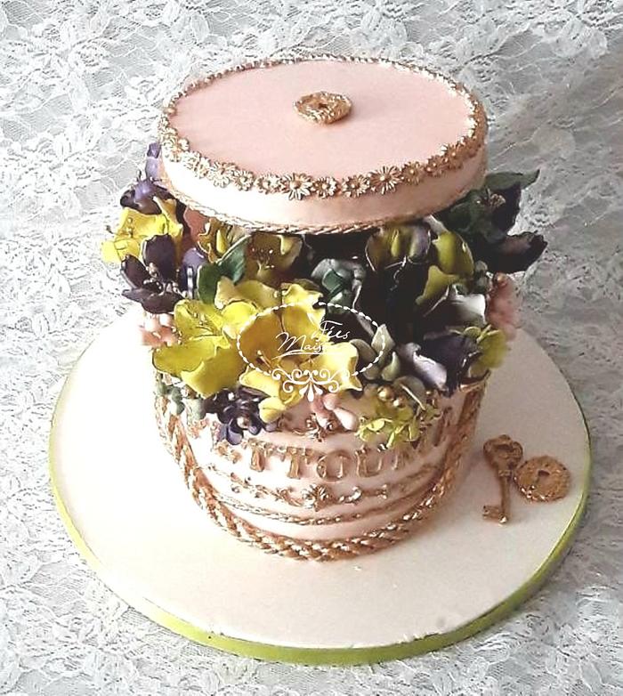  FLOWER BOX CAKE