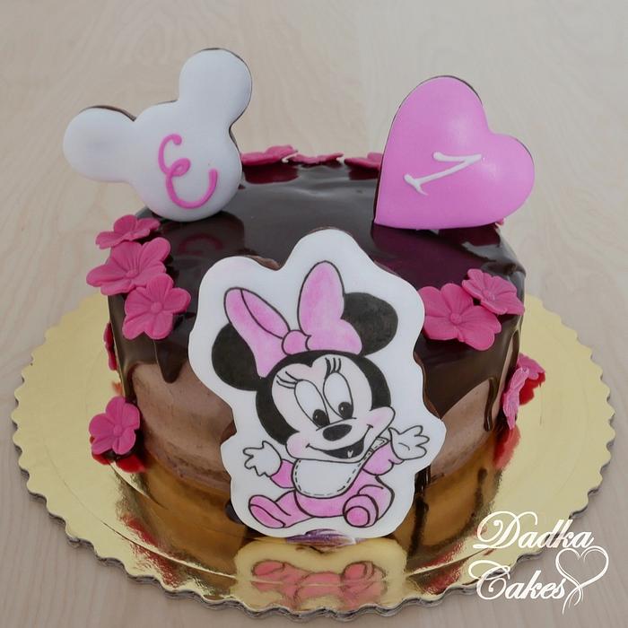 Mini Minnie mouse cake