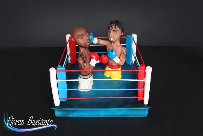 Boxing - sport Cake for Peace collaboration.