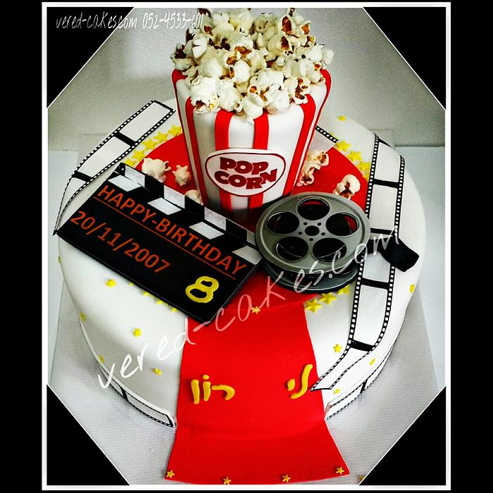 Its movie time -cake