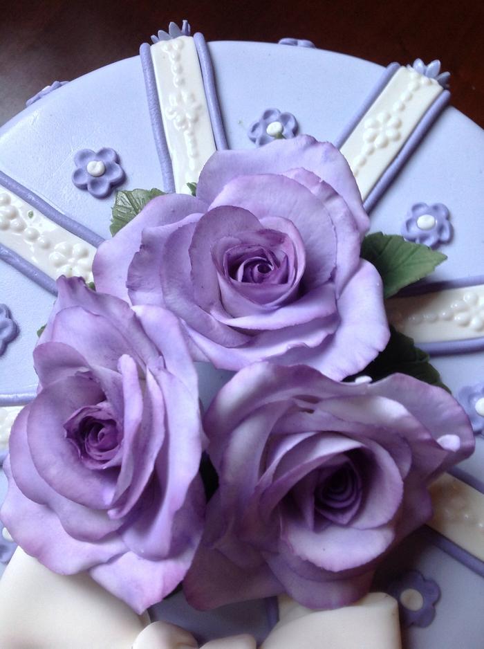 My purple roses...