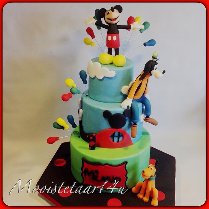Mickey Mouse and friends cake...