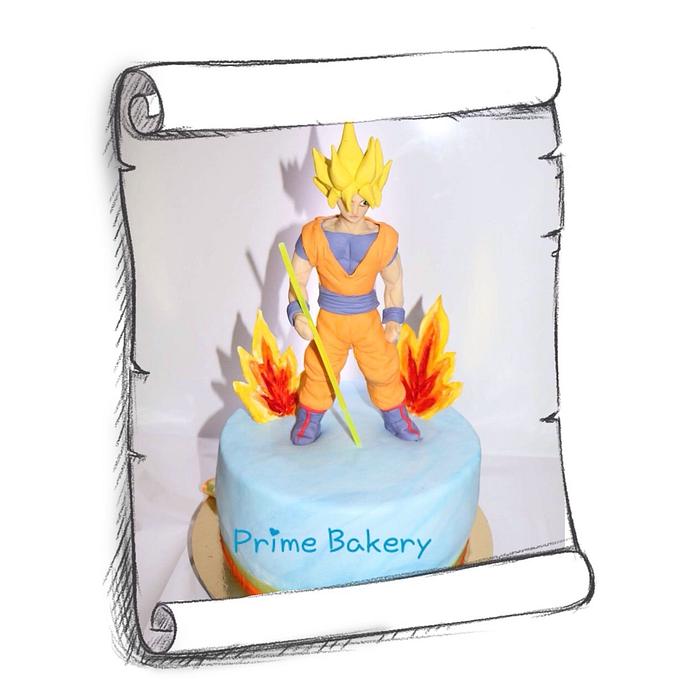 Goku cake