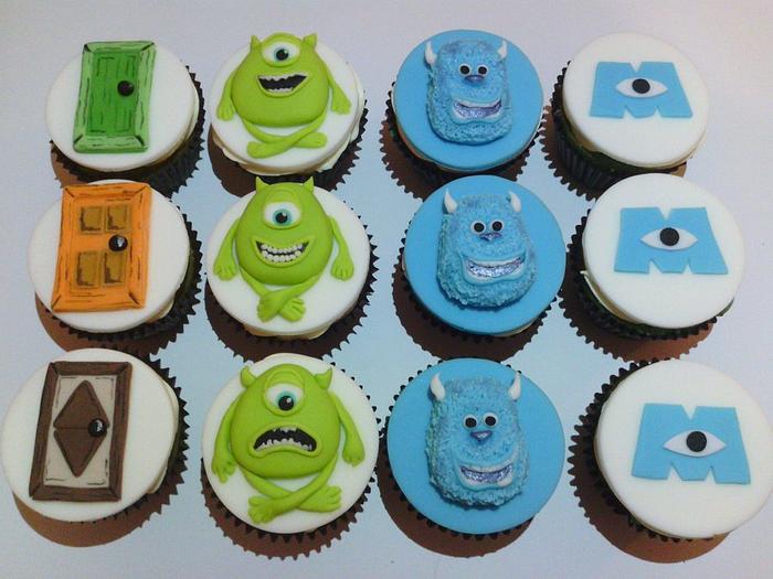 Monsters Inc Cupcakes