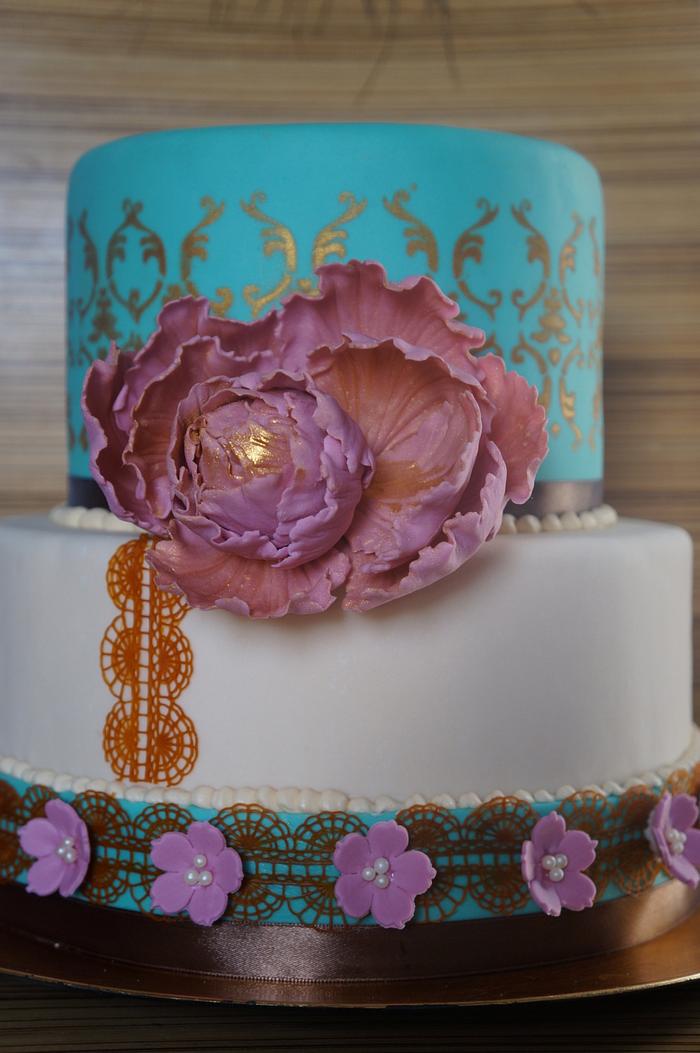 Moroccan  style cake