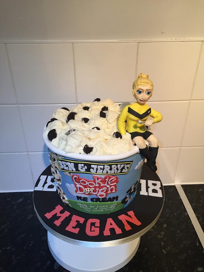 Ben and Jerry's cake