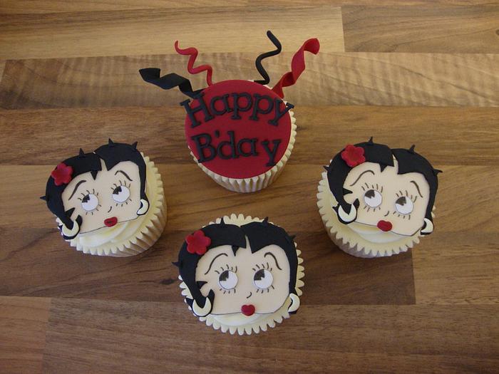 Betty Boop Cupcakes