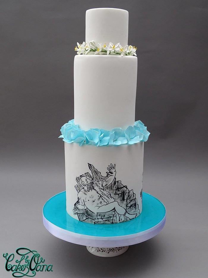 Bernini inspired Wedding cake
