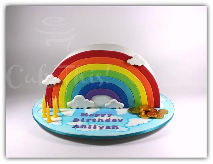 Rainbow Birthday Cake