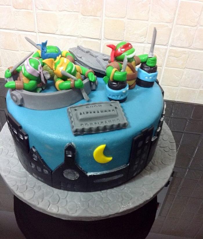 Ninja Turtle cake