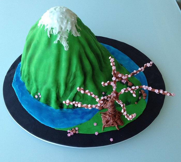 Mt Fuji Cake