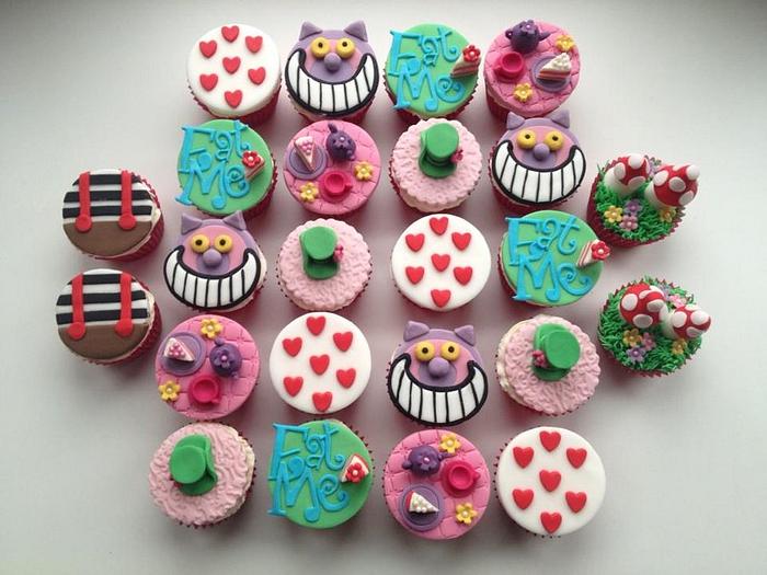 mad hatter tea party cupcakes