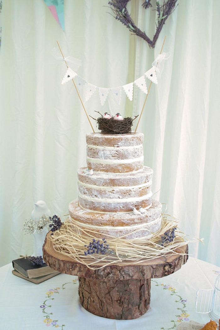 Naked Rustic Cake